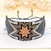 Miyuki Glass Seed Braided Bead Bracelet BJEW-A121-63C-2