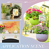 1 Set Unfinished Wood DIY Painting Pendant Decoration WOOD-SP0001-32-4