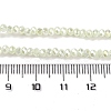 Baking Electroplate Glass Beads Strands DGLA-A039-J4mm-B17-4