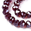 Electroplate Glass Beads Strands EGLA-A034-T4mm-A28-3