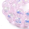 Handmade Foil Lampwork Beads Strands FOIL-K003-06B-17-3