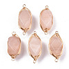 Natural Pink Aventurine Links/Connectors G-T131-100E-1