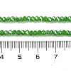 Baking Electroplate Glass Beads Strands DGLA-A039-J2MM-B11-4