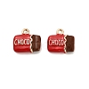 Alloy Enamel Pendants PALLOY-R155-01G-02-1