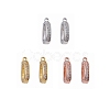 Brass Micro Pave Cubic Zirconia Enhancer Shortener Pendant Bails ZIRC-P007-03-NR-3