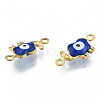 Ion Plating(IP) 304 Stainless Steel Enamel Connector Charms STAS-N092-177A-3