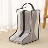 2Pcs 2 Styles Translucent PVC Waterproof Shoes Storage Zipper Bags ABAG-LP0001-97B-3