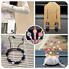 30Pcs Glass Rhinestone Clay Pave Round Beads RB-TA0001-27B-8