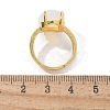 Hexagon Opalite Finger Rings RJEW-B113-02G-03-3