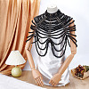 1Pc Plastic Imitation Pearl Bra Body Chain AJEW-GA0008-12A-4