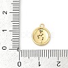 Brass Micro Pave Cubic Zirconia Charms KK-G526-03G-01-3