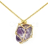 304 Stainless Steel Macrame Pouch Braided Gemstone Holder NJEW-JN04468-05-2