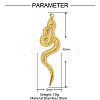 304 Stainless Steel Pendants STAS-OY001-10G-2