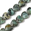 Natural African Turquoise(Jasper) Beads Strands G-D316-B09-2