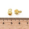 Brass Bead Tips KK-Z156-04G-01-3