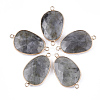 Natural Labradorite Links connectors G-S344-71A-1