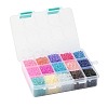 FGB 375G 15 Colors 12/0 Grade A Round Glass Seed Beads SEED-JP0011-05-2mm-6