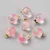 Glass Pendants GLAA-WH0035-41G-03-1