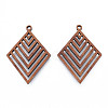 Natural Walnut Wood Pendants X-WOOD-N011-011-1