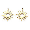 Ion Plating(IP) 201 Stainless Steel Pendants STAS-N098-051LG-2