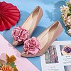 1 Pair Flower Cloth Shoe Decoration AJEW-DR0001-65C-5