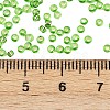 11/0 Grade A Transparent Glass Seed Beads X-SEED-Q007-F49-3