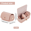 PU Imitation Leather Wedding Ring Pouch ABAG-WH0045-10C-2