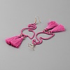 Alloy Flamingo Chandelier Earrings EJEW-WH0010-55B-2