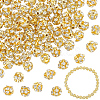 120Pcs Brass Rhinestone Beads KK-PA0001-26G-1