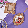 2 Sets 2 Styles Vintage Resin Hanging Photo Frame RESI-SP0001-21B-01-3