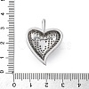 Brass Micro Pave Cubic Zirconia Pendants KK-S510-32GP-08-3