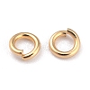 Rack Plating Brass Open Jump Rings X-KK-O139-18A-G-2