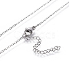 Non-Tarnish 304 Stainless Steel Pendant Necklaces NJEW-F274-03P-B-3