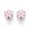 Alloy Enamel European Beads FIND-N011-05P-1