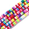 Handmade Polymer Clay Beads Strands CLAY-N008-008A-2