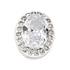 Brass Micro Pave Cubic Zirconia Beads KK-D408-11S-07A-1