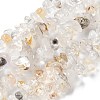 Natural Herkimer Diamond Beads Strands X-G-M205-95-1