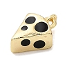 Brass Enamel Charms KK-P338-20G-02-2