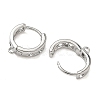 SHEGRACE Brass Hoop Earrings Findings XGR0151P-89P-2