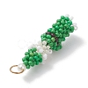 Easter Glass Seed Beaded Dwarf Pendants PALLOY-MZ01037-02-4