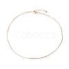 Long-Lasting Plated Brass Chain Necklaces NJEW-MSMC002-14G-NF-2