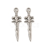 Non-Tarnish 304 Stainless Steel Pendants X-STAS-O004-06D-P-1