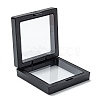 Square Transparent PE Thin Film Suspension Jewelry Display Box CON-D009-01B-03-3