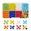 8 Colors Glass Seed Beads SEED-YW0001-58-1