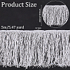 5M Sparkle Polyester Tassel Lace Trim OCOR-OC0001-38A-2