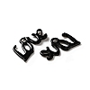 Spray Painted 201 Stainless Steel Charms STAS-G304-16D-2