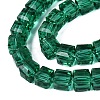 Transparent Glass Beads Strands GLAA-R041-8x8mm-A15-3