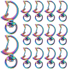20Pcs Alloy Swivel Snap Hook Clasps KEYC-SC0001-66-1