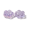 UV Plating Rainbow Iridescent Acrylic Flower Beads PACR-M003-10B-3