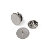 304 Stainless Steel Butterfly Clutches Pin Backs STAS-P262-03P-04-2